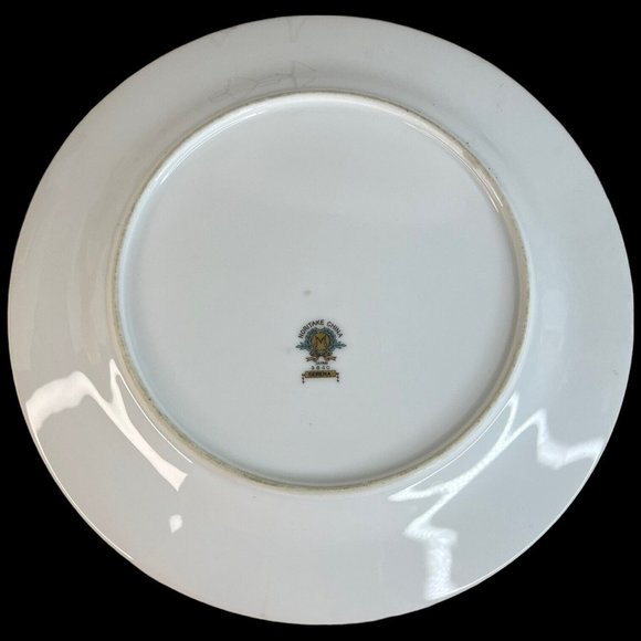 2 Vintage Noritake China Serena Dinner Plates  10” Floral 3840 Made Japan Flaw - Picture 3 of 6